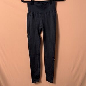 ALO Yoga Kids Textured Black Leggings